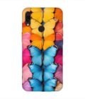 Custom Printed Case Cover for Xiaomi Redmi Note 7 Pro Closeup Colorful Butterfly Collection Display