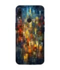 Custom Printed Case Cover for Xiaomi Redmi Note 7S Close Up Colorful Mosaic Squares Shapes