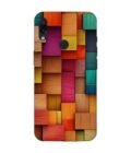 Custom Printed Case Cover for Xiaomi Redmi Note 7S Close Up Colorful Wooden Wall With Lot Different Colors
