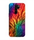 Custom Printed Case Cover for Xiaomi Redmi Note 8 Pro Close Up Colorful Flower With Many Leaves