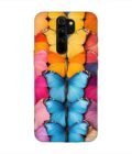 Custom Printed Case Cover for Xiaomi Redmi Note 8 Pro Closeup Colorful Butterfly Collection Display