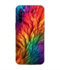 Custom Printed Case Cover for Xiaomi Redmi Note 8 Close Up Colorful Flower With Many Leaves