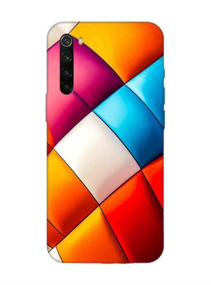Custom Printed Case Cover for Xiaomi Redmi Note 8 Close Up Colorful Hot Air Balloon