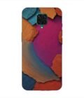 Custom Printed Case Cover for Xiaomi Redmi Note 9 Pro Max Closeup Color Textured Surface
