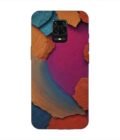 Custom Printed Case Cover for Xiaomi Redmi Note 9 Pro Closeup Color Textured Surface