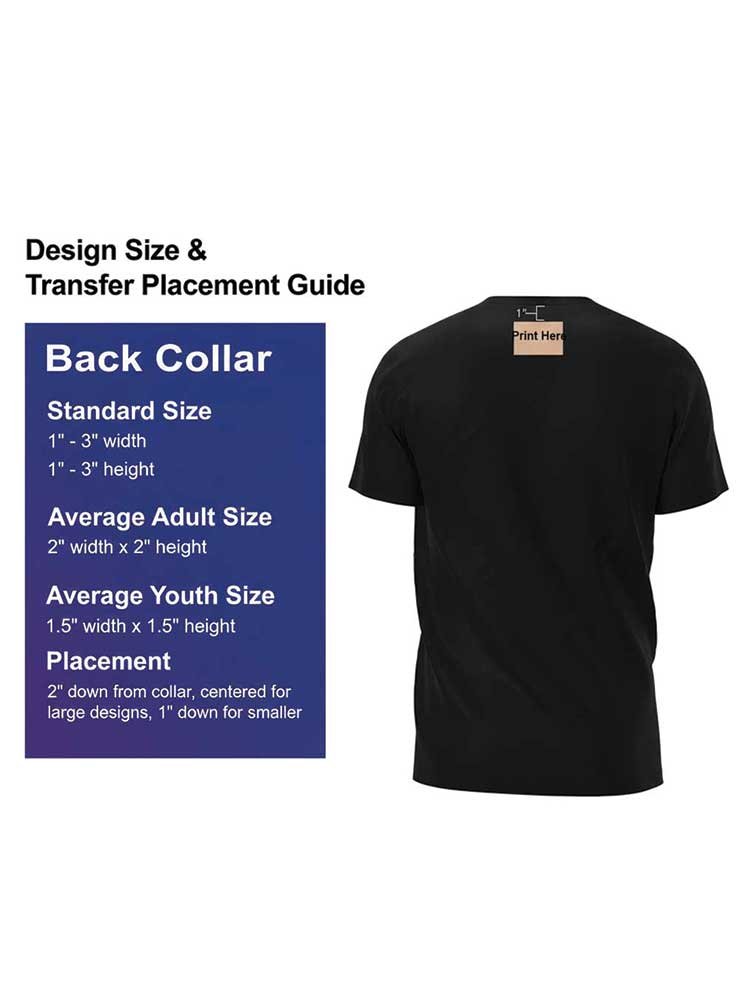 Customized T-Shirts Print Online - Back Collar T-Shirt Print